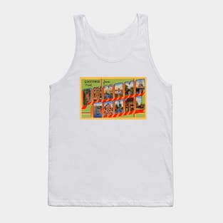 Greetings from the Panama Canal - Vintage Large Letter Postcard Tank Top